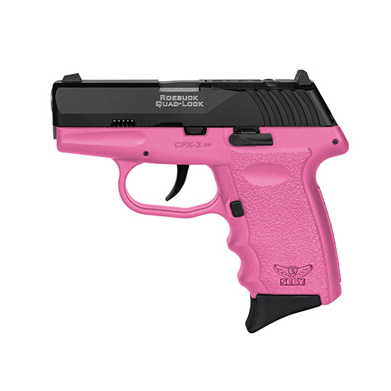 SCCY CPX-3 380ACP PINK BLK RED DOT READY 2 10RD - Pistols